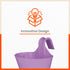 KAI Hanging Oval Planters For Home (Lavender - Set of 5)